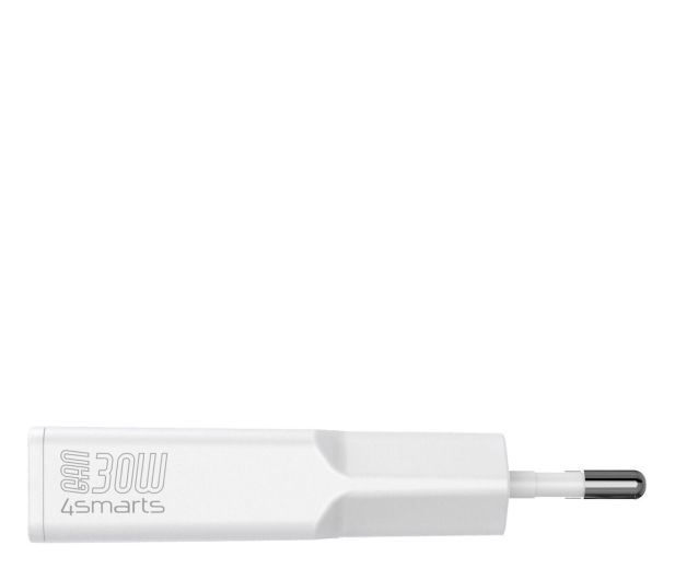 4smarts Ładowarka sieciowa FlatPlug Slim Dual 30W GaN 2xUSB-C biały - 1512663 - zdjęcie 2